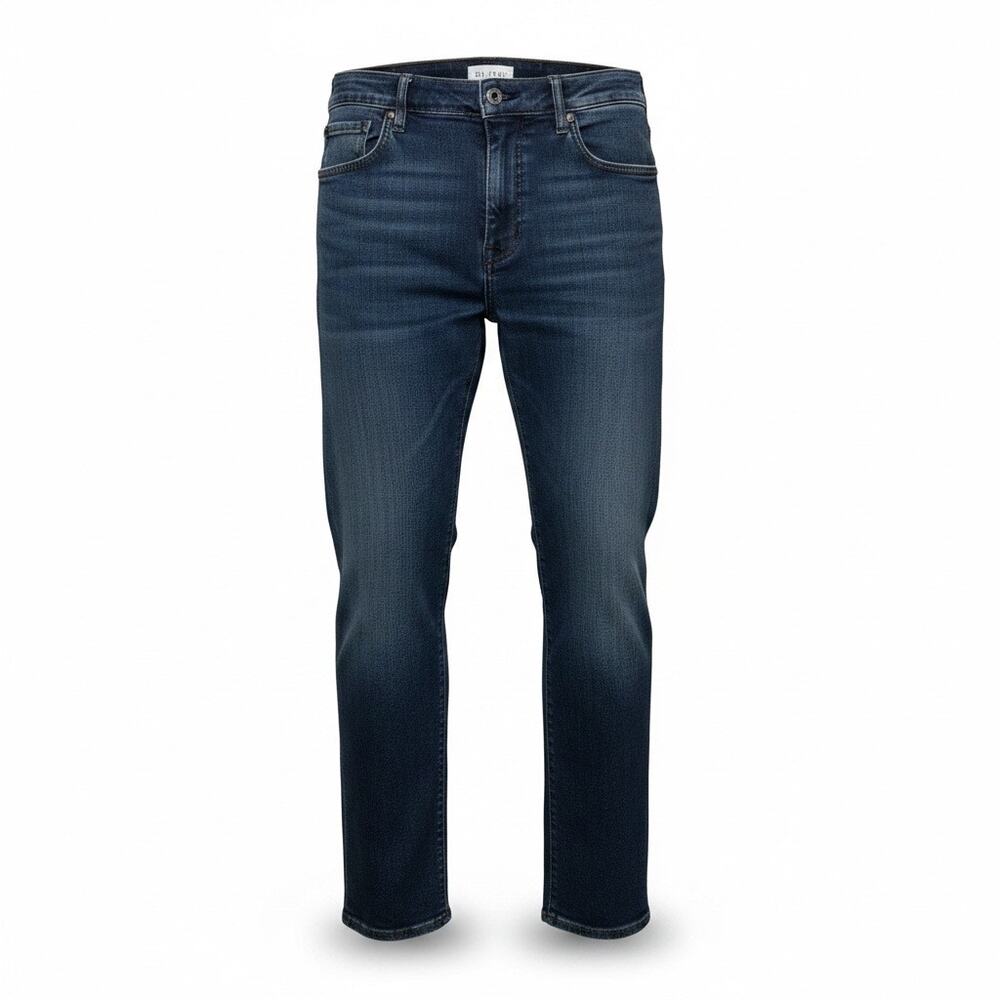 DL1961 Russell Slim Straight Jeans 36x34 Dark Indigo Denim